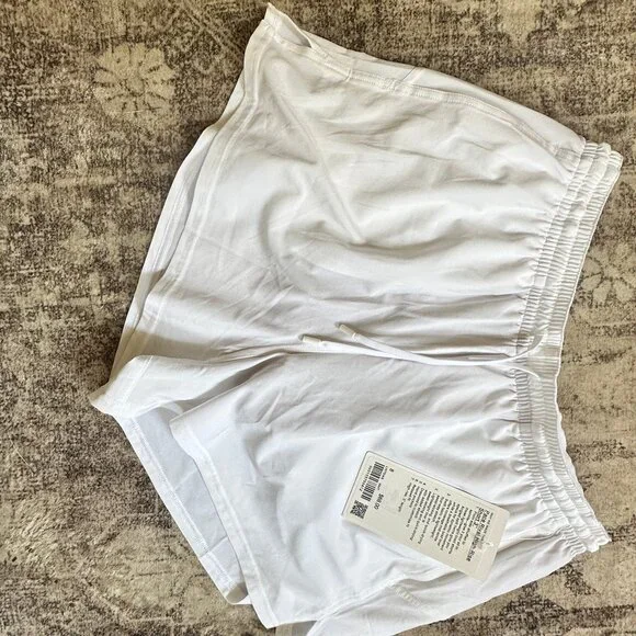 NWT LULULEMON Pace Rival High-Rise Short 3" WHITE 8 - Picture 12 of 12